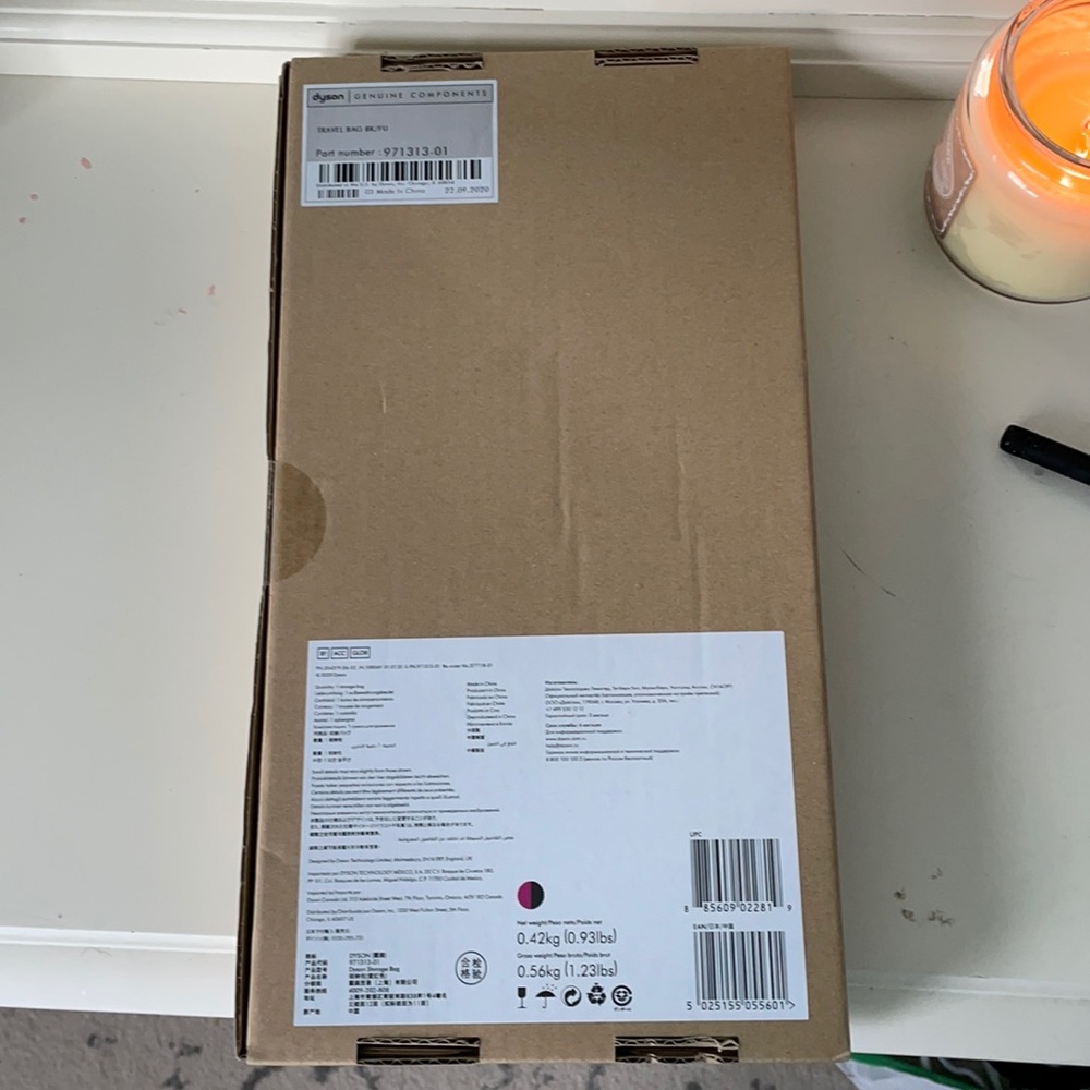 dyson travel bag new and unopened